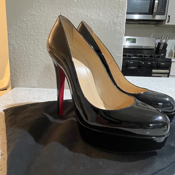 Christian louboutin Bianca patent black leather heels - Picture 5 of 5